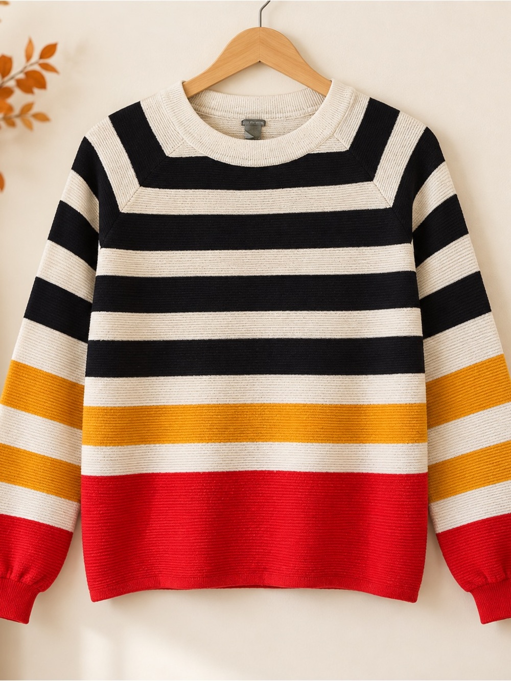 Charlotte Russe Colorful Striped Sweater Size Small